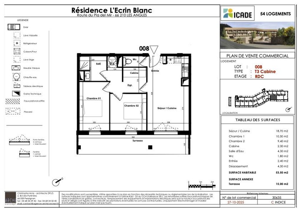 Appartement T3 LES ANGLES (66210) L'Agence M.