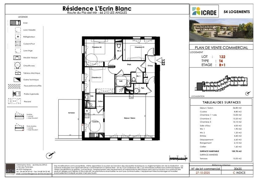 Appartement T4 LES ANGLES (66210) L'Agence M.